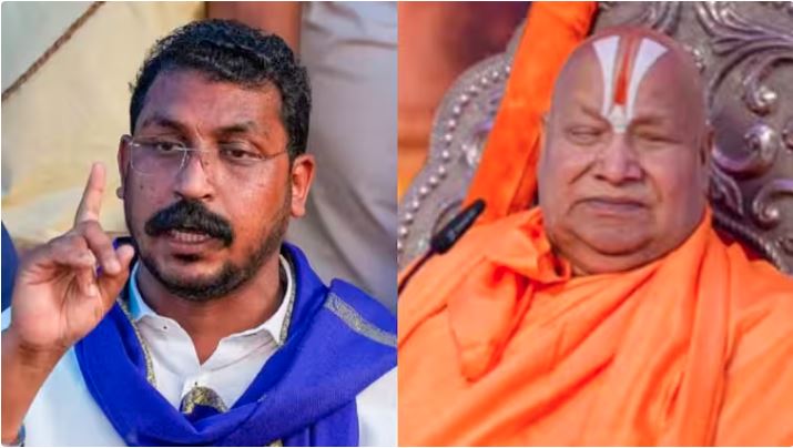 जगद्गुरू रामभद्राचार्य पर चंद्रशेखर आजाद का विवादित बयान, बोले- एक ऐसे संत हैं जिनकी आंखें नहीं हैं, सोचिए कितने पाप…