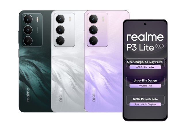 Realme P3 Lite 5G: रियलमी ने भारत में लॉन्च किया नया बजट 5जी स्मार्टफोन, चेक करें स्पेक्स, प्राइस और ऑफर्स डिटेल
