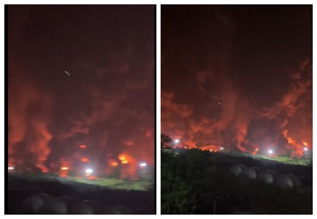 वायरल वीडियो- गुजरात में केमिकल फैक्ट्री में लगी भीषण आग, दमकल विभाग के 15 वाहन आग बुझाने में जुटे