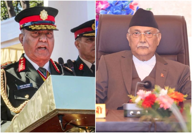 नेपाली आर्मी चीफ, बोले- पीएम केपी ओली अब गद्दी छोड़ दें, सेना ने संभाला मोर्चा