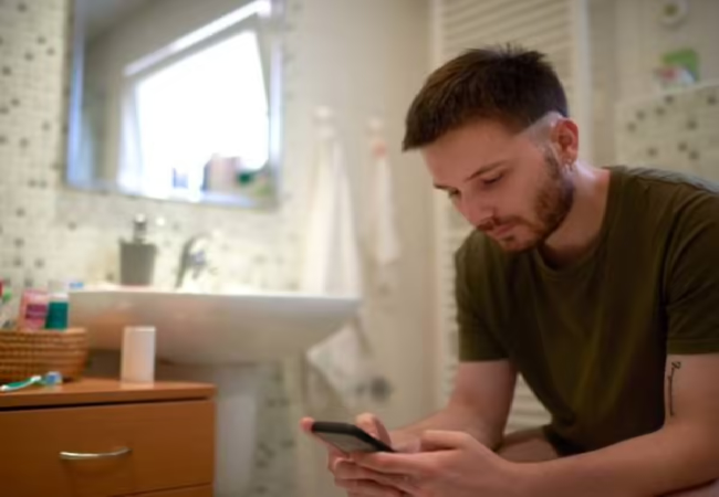 Healthcare : टॉयलेट में मोबाइल का ज्यादा करते हैं इस्तेमाल तो इन चार गंभीर बीमारियों देते हैं दावत, फोन पर प्रति वर्ग इंच 10 से 25 हजार होते हैं बैक्टीरिया