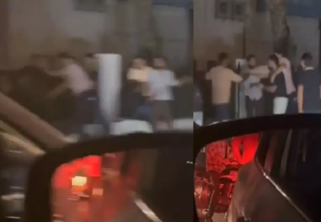 Lucknow Update : तहजीब के शहर लखनऊ की सड़क पर खुलेआम मारपीट, शांति को लेकर उठाया जा रहा सवाल