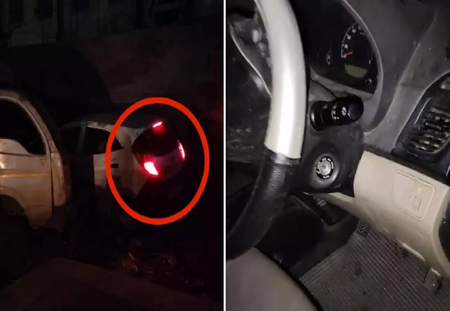 Viral Video : बचपन में भूत प्रेत की कहानियां बनी हकीकत , कबाड़ में खड़ी कार में घुसी ‘आत्मा’, बिना ड्राइवर के हुई स्टार्ट