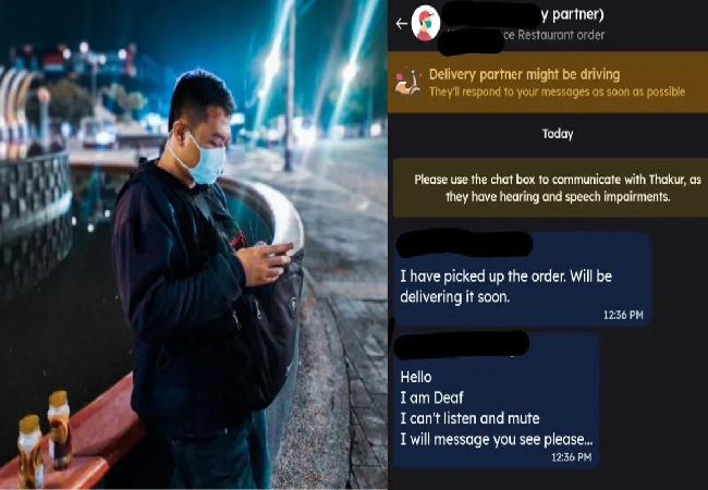 Viral Video: दिव्यांग डिलीवरी ब्वॉय ने महिला ग्राहक को भेजा ऐसा मैसेज,पढ़कर लोगों की आखें हुई नम