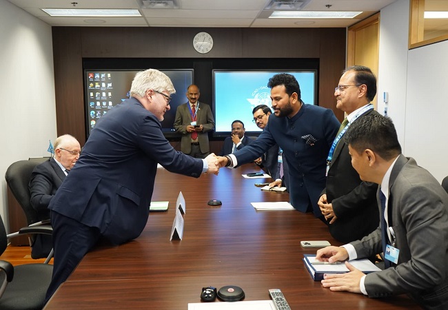 कनाडा में आयोजित अंतराष्ट्रीय नागरिक उड्डयन संगठन का केंद्रीय मंत्री राम मोहन नायडू ने किया प्रतिनिधित्व