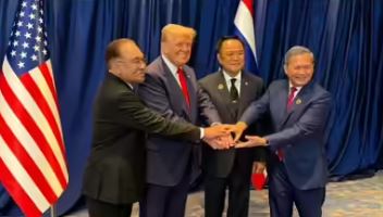 Cambodia and Thailand peace agreement : कंबोडिया और थाईलैंड में सैन्य गतिरोध खत्म , ट्रंप की मौजूदगी में हुआ शांति समझौता