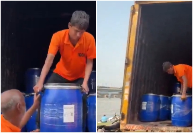 Video- ‘प्रवेश वर्मा केमिकल को बताते थे जहर, आज खुद ही इसे यमुना से झाग हटाने के लिए डलवा रहे…’ AAP का आरोप