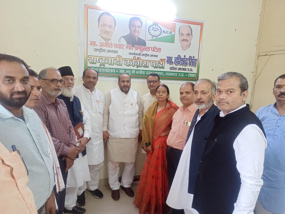 लखनऊ में NCP अल्पसंख्यक विभाग के राष्ट्रीय अध्यक्ष जलालुद्दीन का हुआ जोरदार स्वागत