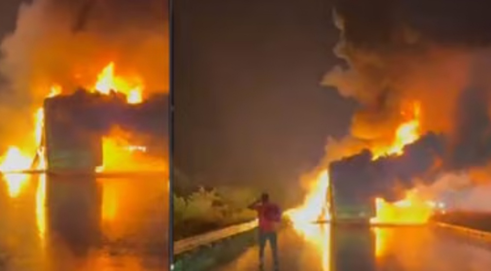 आंध्र प्रदेश में दर्दनाक हादसा: बस में लगी भीषण आग, 20 यात्रियों की मौत, कई घायल