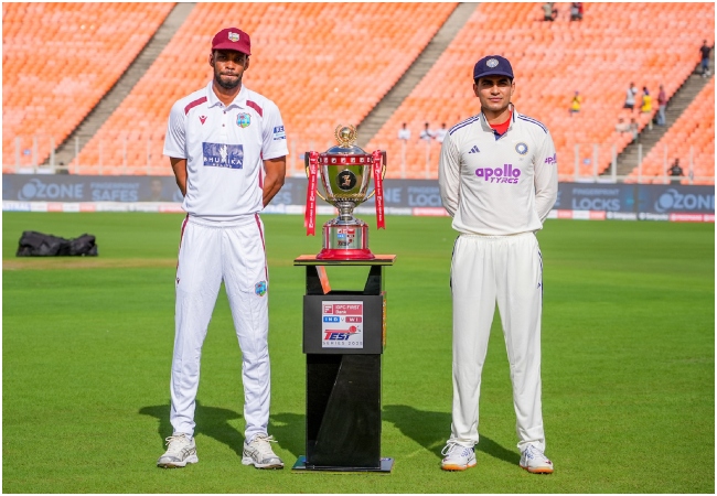 IND vs WI 1st Test: आज से भारत और वेस्टइंडीज के बीच खेला जा रहा पहला टेस्ट, मेहमान टीम ने टॉस जीतकर चुनी बल्लेबाजी