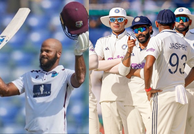 वेस्टइंडीज का पलटवार! जॉन कैंपबेल ने जड़ा पहला टेस्ट शतक, भारत को दूसरी पारी में करनी पड़ सकती है बल्लेबाजी