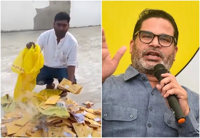 Video: ‘प्रशांत किशोर ने मुझसे 50 लाख रुपये खर्च करवाए, लेकिन टिकट किसी और को दिया…’ संभावित प्रत्याशी ने जलाए हज़ारों जन सुराज लाभ कार्ड व झंडे