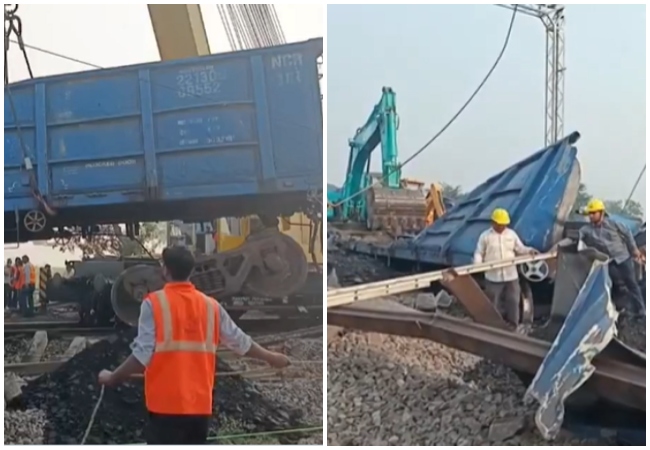 Mathura Train Accident: वृंदावन के पास कोयले से लदी मालगाड़ी के 12 डिब्बे पटरी से उतरे, ट्रेनों का आवागमन बाधित