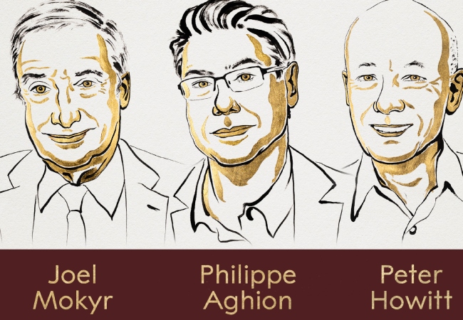 Nobel Prize in Economics: अर्थशास्त्र के नोबेल पुरस्कार की घोषणा; जोएल मोकिर, फिलिप अघियन और पीटर हॉविट होंगे सम्मानित