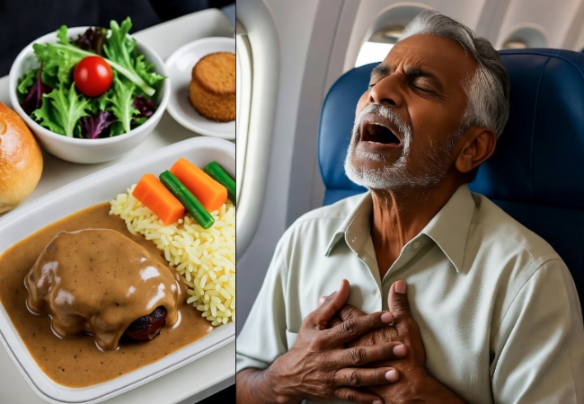 ‘मांस छोड़ दो सिर्फ ग्रेवी खा लो…’ फ्लाइट में बुजुर्ग को नॉनवेज खाने के लिए किया मजबूर, दम घुटने से मौत