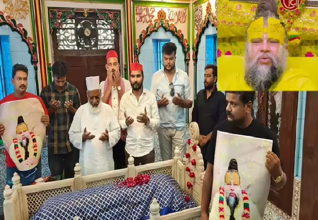 प्रेमानंद महाराज के लिए मुसलमानों ने मांगी दुआ, लखनऊ के दरगाह में संत की तस्वीर लेकर चढ़ाई चादर