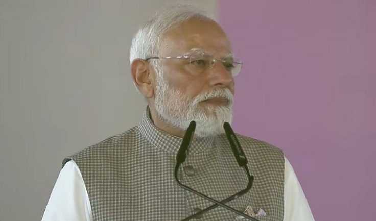 कांग्रेस सरकार सत्ता में थी, उसने कमजोरी का संदेश दिया और आतंकवाद के सामने घुटने टेक दिए: पीएम मोदी