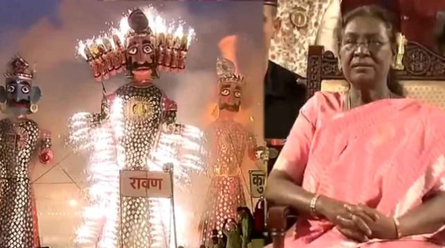 दिल्ली में दशहरे पर बारिश: PM मोदी का कार्यक्रम हुआ रद्द, राष्ट्रपति ने किया रावण दहन