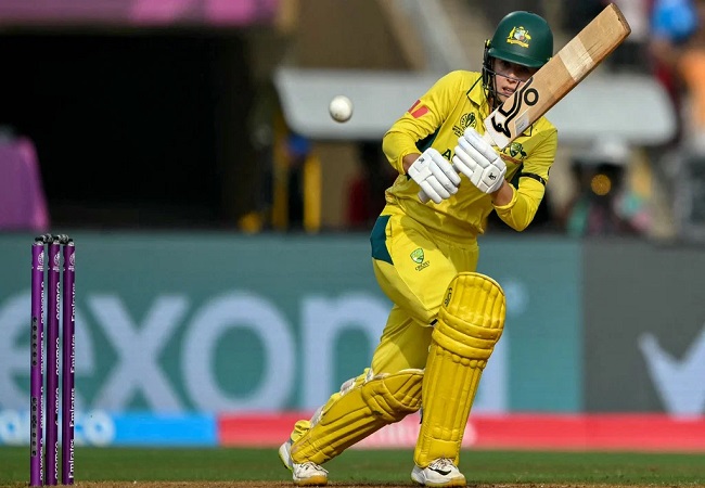 भारत के खिलाफ विश्व कप के सेमीफाइनल में ऑस्ट्रेलियाई बल्लेबाज फोबे लिचफील्ड ने रचा इतिहास