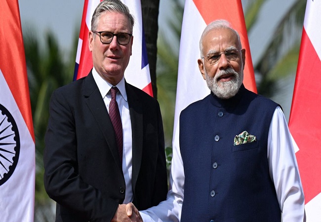 यूके के प्रधानमंत्री और पीएम नरेंद्र मोदी ने एक साथ की प्रेस वार्ता, दोनों ने यूक्रेन में स्थायी शांति की आवश्यकता पर की चर्चा