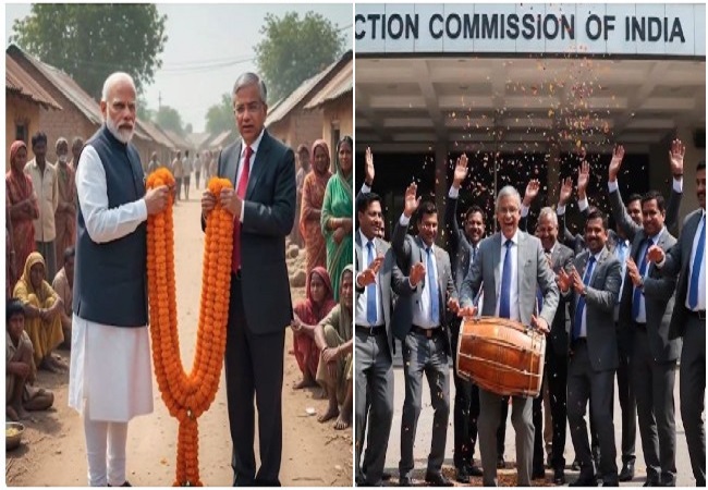 VIDEO : AAP ने मुख्य चुनाव आयुक्त ज्ञानेश कुमार पर साधा निशाना, पूछा-बिहार में NDA के जीत के हीरो कौन?