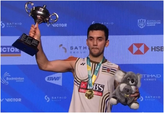 Australian Open 2025: भारत के बैडमिंटन स्टार लक्ष्य सेन ने जीता ऑस्ट्रेलियन ओपन, जापान के यूसी तनाका को फाइनल में हराया
