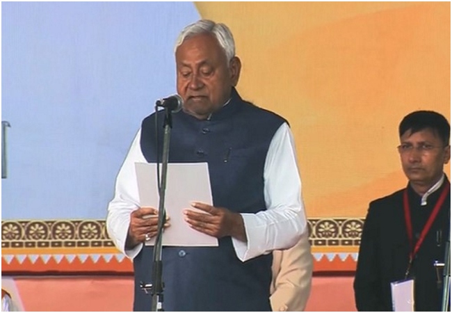 Bihar CM Oath Ceremony: नीतीश कुमार ने रिकॉर्ड 10वीं बार बिहार के मुख्यमंत्री पद की ली शपथ, देखें- मंत्रियों की लिस्ट