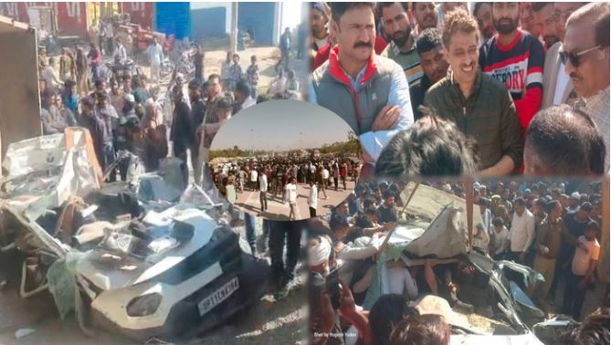 Delhi-Dehradun Expressway Road Accident : काल बनकर डंपर कार पर पलटा, इसमें सवार परिवार के सात लोगों की मौके पर ही मौत