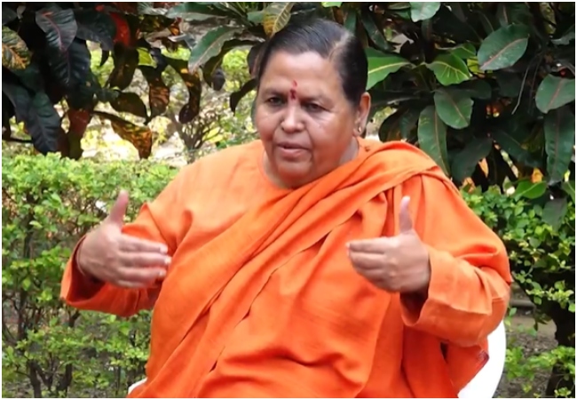 भाजपा नेता उमा भारती बोलीं- भारत को हिंदू राष्ट्र बनाने की ज़रूरत नहीं...