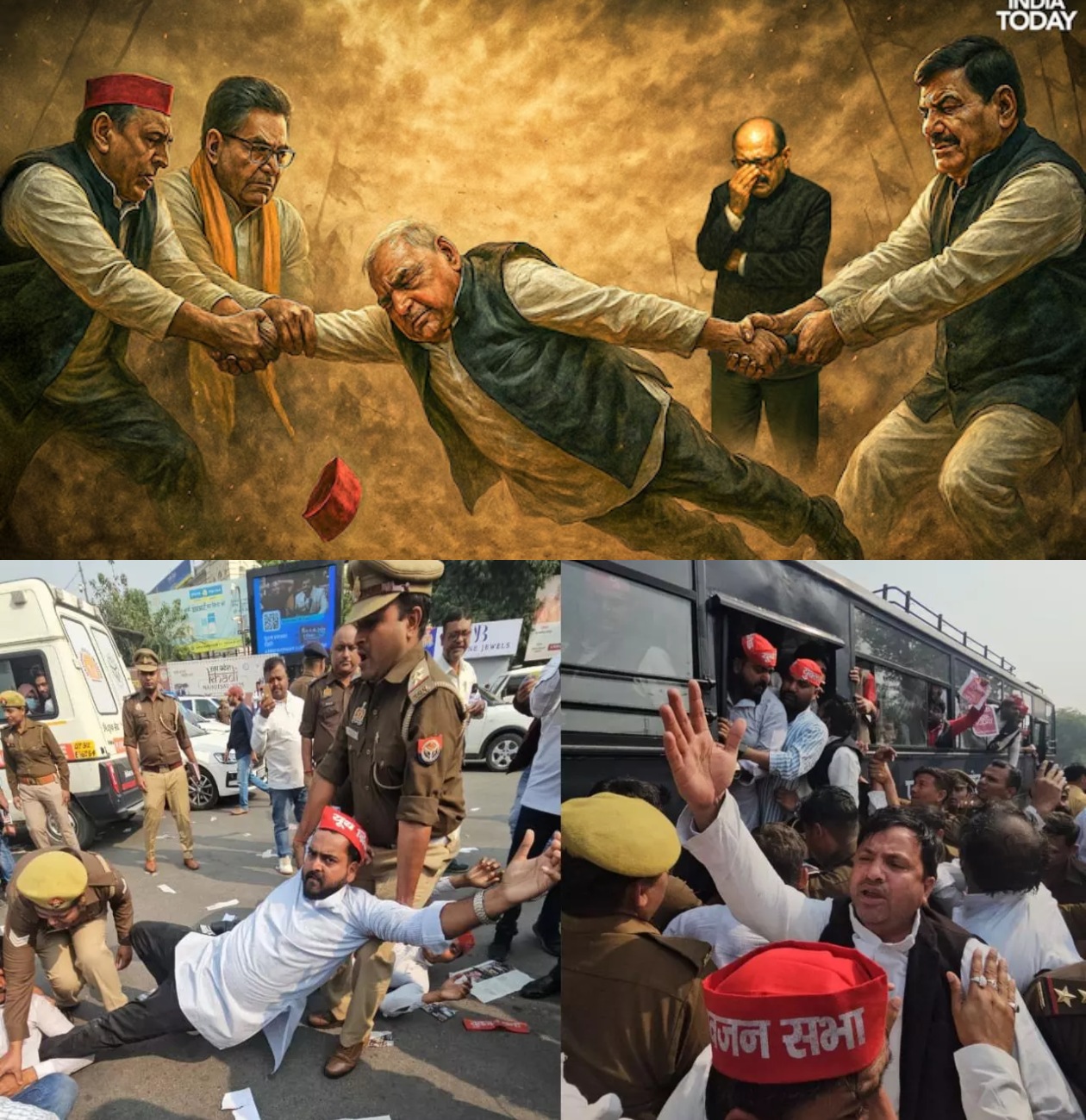 एक मीडिया ग्रुप की कवर स्टोरी पर यूपी में छिड़ा महासंग्राम, लखनऊ से नोएडा तक सपा का हल्ला-बोल, अब अखिलेश यादव का पलटवार