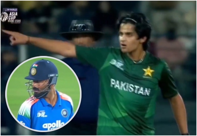 Video: विकेट लेने के बाद पाकिस्तानी खिलाड़ी ने की गिरी हुई हरकत, देखकर खौल उठेगा भारतीय फैंस का खून