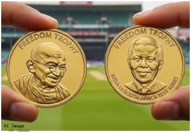 IND vs SA: एकतरफ महात्मा गांधी तो दूसरी तरफ मंडेला, सोने के खास सिक्के से कोलकाता टेस्ट में होगा टॉस