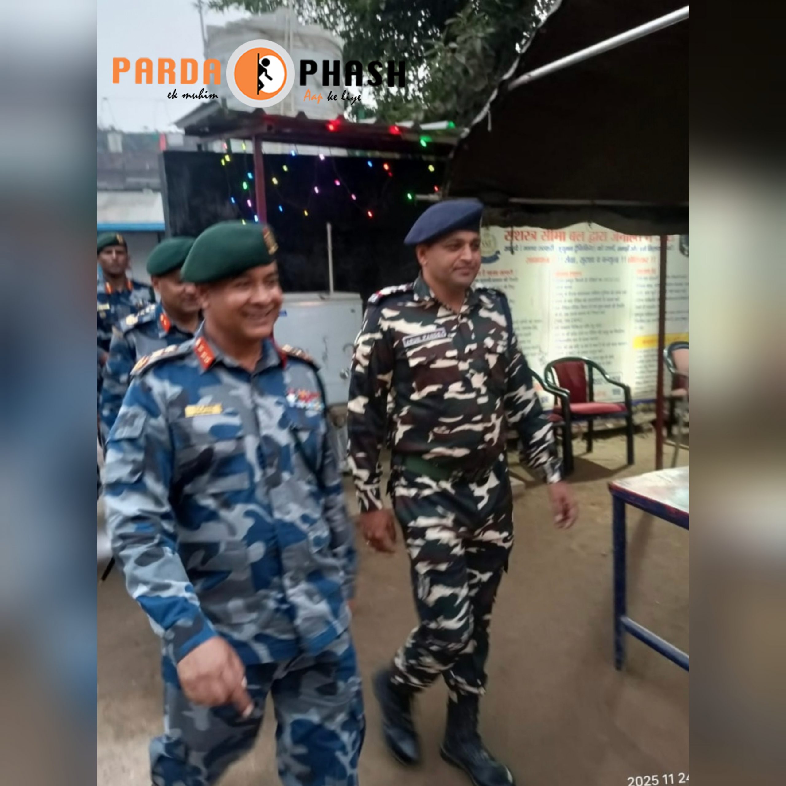 नेपाल एपीएफ के आईजीपी राजू आर्याल ने किया सोनौली सीमा का निरीक्षण, सुरक्षा एजेंसियों संग की अहम बैठक