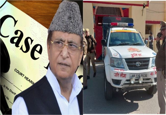 Rampur News : कैदी वाहन में बैठने से आजम खान का इनकार, मची अफरा-तफरी, कहा- बोलेरो उपलब्ध कराओ…कोर्ट में है पेशी