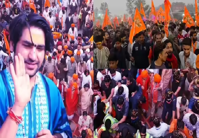 पंडित धीरेंद्र कृष्ण की 'सनातन पदयात्रा' का भव्य समापन आज, जानिए उनके प्रमुख संकल्प और देखिए मथुरा की झलक