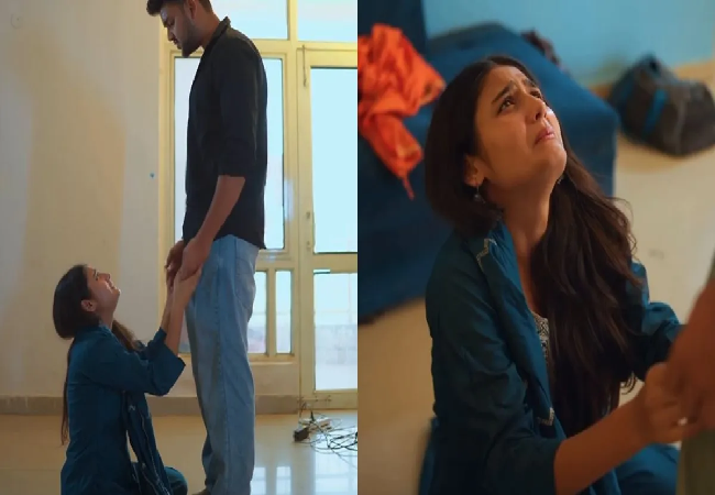 Viral Video : लड़की हाथ जोड़ी , गिड़गिड़ाई भी मगर नहीं माना लड़का, यूजर्स बोले ” हरैसमेंट का केस कर दो …..