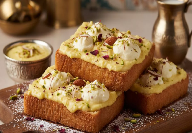 Coock Tips : घर पर बनाएं रबड़ी मलाई टोस्ट, लोग खाकर हो जाएँगे फिदा