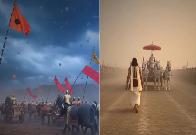 Viral video : AI ने दिखाया महाभारत युद्ध के मैदान में कैसा था नजारा, श्रीकृष्ण का दिव्य अवतार देख चौंक जाएंगे आप