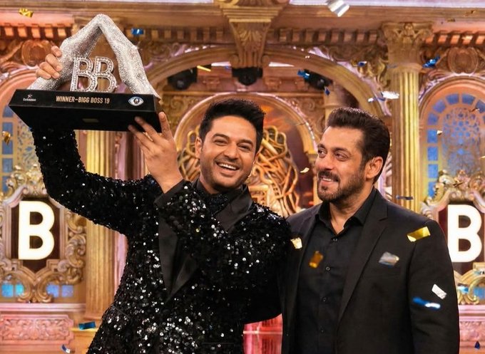 Bigg Boss-19 Winner : गौरव खन्ना 'बिग बॉस 19' के बने विनर, सलमान खान के शो को किया अपने नाम