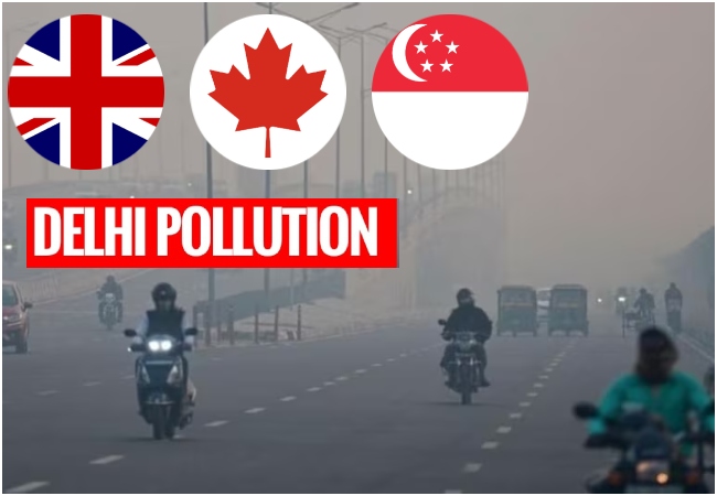 'दिल्ली की जहरीली हवा से बचकर...' ब्रिटेन-कनाडा और सिंगापुर ने अपने टूरिस्ट्स को जारी की एडवाइजरी