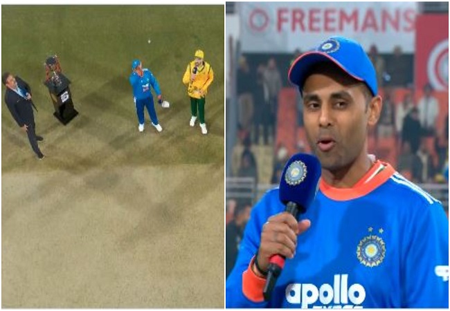 IND-SA दूसरा टी-20 : भारत ने टॉस जीतकर चुनी गेंदबाजी, प्लेइंग-11 में कोई बदलाव नहीं, अफ्रीकी टीम तीन चेंज के साथ उतरी