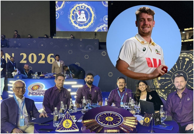 IPL 2026 Auction Live: कैमरून ग्रीन को KKR ने बड़ी रकम में खरीदा, कई बड़े नाम रहे Unsold