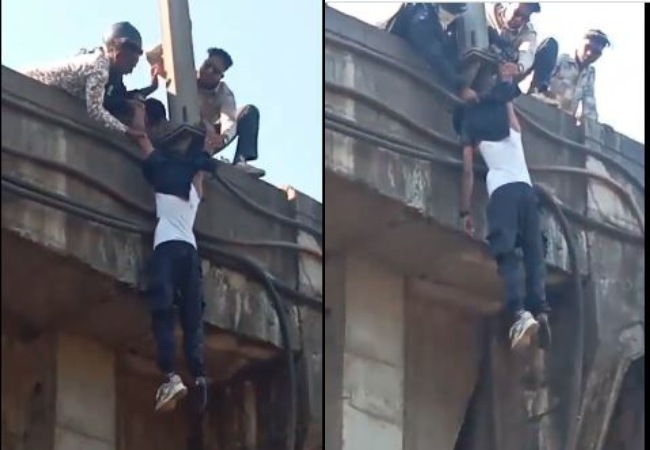 Video Viral-चमत्कार से युवक की बची जान, जाको राखे साईयां मार सके न कोए...