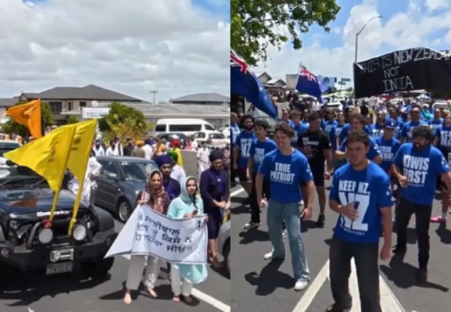 'न्यूजीलैंड को न्यूजीलैंड ही रहने दो' सिखों के खिलाफ दक्षिणपंथी समुदाय ने किया प्रदर्शन, कहा- 'यह भारत नहीं है'