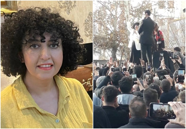 नरगिस मोहम्मदी के वकील की शोक सभा में जाने से चिढ़ा खामेनेई शासन, नोबेल विजेता ईरान में फिर गिरफ्तार