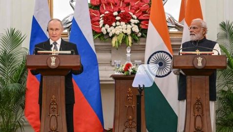Putin India Visit : पुतिन-पीएम मोदी की जॉइंट PC, खेल और स्वास्थ्य के साथ कामगारों की आवाजाही पर रूस-भारत में समझौता  