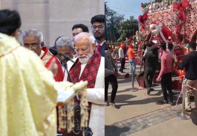 ‘एकतरफ PM मोदी चर्च की प्रार्थना सभा में भाग ले रहे और दूसरी तरफ क्रिसमस की तैयारियों पर गुंडों की तोड़फोड़…’ इमरान प्रतापगढ़ी ने की एक्शन की मांग