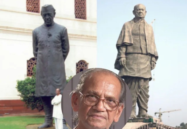 भारतीय कला जगत ने खोया युगद्रष्टा कलाकार, मूर्तियों में जान फूंकने वाले शिल्पकार राम वनजी सुतार सो गए चिरनिद्रा में