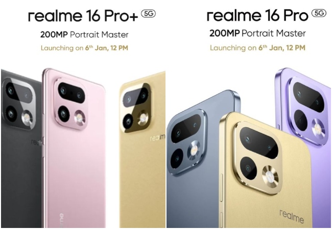 Realme 16 Pro+ 5G और 16 Pro 5G के फुल स्पेक्स लॉन्च से पहले हुए कंफर्म; जानें- दोनों फोन में होंगी कौन-सी खूबियां