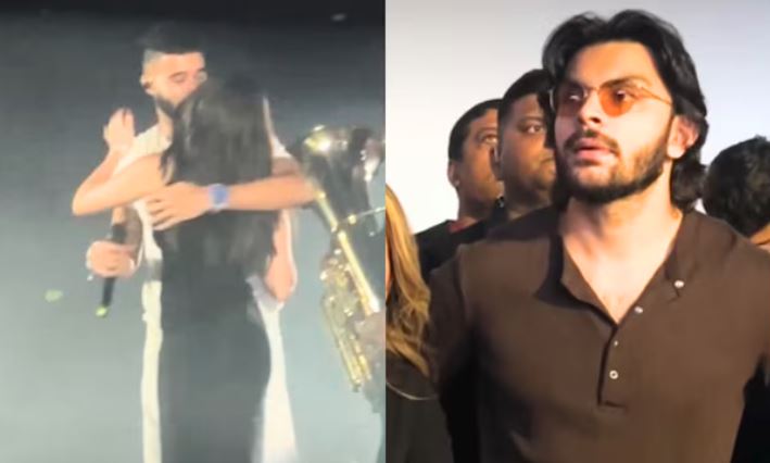 Video-परफॉर्मेंस के बीच तारा सुतारिया के साथ सिंगर एपी ढिल्लों ने कुछ ऐसी हरकत, मंच से नीचे खड़े देखते ही रह गए ब्वॉयफ्रेंड वी​र